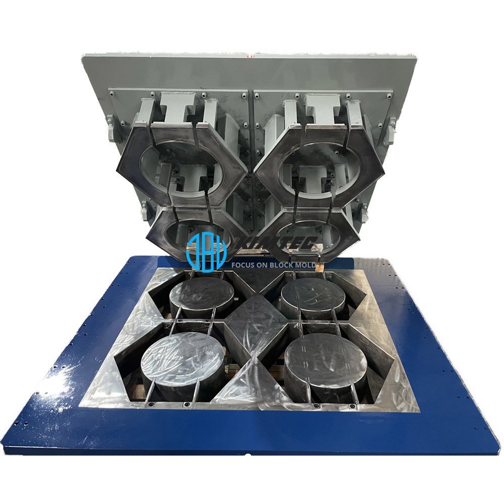 Hexagon concrete mould interlock brick molds