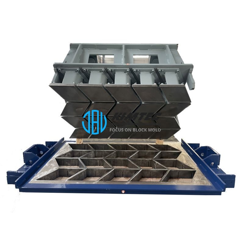 interlocking block mold